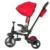 Tricicleta pentru copii Coccolle Alto Red multifunctionala, pliabila, cu spatar ajustabil in doua pozitii, roti Eva si greutate maxima admisa 25 kg