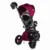 Tricicleta pentru copii Coccolle Velo Violet 4 in 1, multifunctionala, pliabila, sezut reversibil, de la 9 luni, spatar reglabil, pozitie somn, suport picioare
