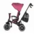 Tricicleta pentru copii Coccolle Vispo Magenta multifunctionala, pliabila, scaun reversibil, rotire 360 grade, pozitie somn, sistem roata libera, 2 seturi suport de picioare si cadru din aliaj de magneziu