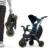 Tricicleta pentru copii Doona Liki Trike S3 Royal Blue ultrapliabila, spatar reglabil in multiple pozitii, ultracompacta, frana, cadru din aluminiu