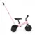 Tricicleta pentru copii Ecotoys YM-BT-6 Roz cu pedale si maner 2 in 1 , roti din cauciuc Eva, maner detasabil, pentru copii de la 3 ani