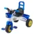 Tricicleta pentru copii Guclu Toys Police cu claxon, cos pentru accesorii, pedale, plastic de inalta calitate, de la 3 ani