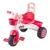 Tricicleta pentru copii Guclu Toys Princess cu pedale, claxon si cosulet pentru jucarii, scaun confortabil cu spatar inalt