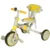 Tricicleta pentru copii Ikonka Trike Fix V4 GriGalben ultrapliabila, cu copertina , scaun reversibil, maner cu control al directiei, roti din spuma Eva si parasolar cu protectie UV