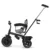 Tricicleta pentru copii KinderKraft Freeway Grey Melange, scaun rotativ, suport picioare, suport pahar