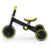 Tricicleta pentru copii Kinderkraft 4trike Black Volt transformabila, cu cadru de aluminiu, pliabila, roti din spuma Eva, 3 functii, greutate redusa doar 3,5 kg, de la 12 luni