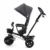 Tricicleta pentru copii Kinderkraft Aveo Malachite Grey de la 9 luni, cu sezut rotativ, suport pentru picioare, maner cu control al directiei, gentuta si cos pentru accesorii