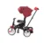 Tricicleta pentru copii Lorelli Jaguar Red  Black Luxe 4 in 1  multifunctionala, cu maner cu control parental, scaun rotativ, 2 tipuri de suport pentru picioare si spatar inalt reglabil pe 2 pozitii