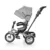 Tricicleta pentru copii Lorelli Neo Air Grey Luxe 4 in 1 multifunctionala, roti mari gonflabile, spatar inalt reglabil, sezut rotativ, 2 tipuri de suport pentru picioare si dispozitiv de franare