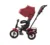Tricicleta pentru copii Lorelli Neo Air Red Black Luxe 4 in 1 multifunctionala, roti mari gonflabile, spatar inalt reglabil, sezut rotativ, 2 tipuri de suport pentru picioare si dispozitiv de franare