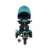 Tricicleta pentru copii Lorelli Neo Green Luxe 4 in 1, multifunctionala, control al directiei, scaun rotativ, spatar inalt reglabil, cosulet textil si 2 tipuri de suport pentru picioare