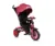 Tricicleta pentru copii Lorelli Speedy Air RedBlack multifunctionala, 4 in 1, scaun rotativ, spatar inalt reglabil pe 3 pozitii, maner cu control parental, 2 tipuri de suport pentru picioare