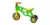 Tricicleta pentru copii Novokids EVO Balance Bike Verde fara pedale, 3 roti, claxon, greutate admisa 30 Kg