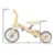 Tricicleta pentru copii PetiteMars Turbo Ocru 5 in 1 Multifunctionala, Vehicul de impins, Bicicleta cufara pedale, Cu maner de ghidaj, Detasabil, Roti din cauciuc, Pana la 25 kg, 1.5-5 ani