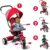Tricicleta pentru copii Radio Flyer 4 in 1 multifunctionala 9 luni-5 ani, scaun cu pozitie ajustabila, copertina cu protectie UV, suport pentru picioare si tavita cu suport pentru jucarii