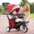 Tricicleta pentru copii Smart Trike STR5 Rosu 7 in 1, ultrapliabila, dotata cu frana, scaun rabatabil, de la 6 luni, sistem patentat cu tehnologie Touch Steering
