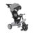 Tricicleta pentru copii cu sezut rotativ la 360 grade, Lorelli Revel, 1-5 ani, Grey