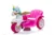 Tricicleta pentru copii, trasura regala pentru printese, Kinderauto Fairy tales 35W 6V, culoare Roz