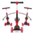 Trotineta 2 in 1 cu sezut Kidwell Rimba Race pliabila, roti cu Led, ghidon reglabil din aluminiu, greutate admisa 50 kg