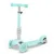 Trotineta 3 in 1 pentru copii Ricokids Buggy Mint cu scaunel reglabil,inaltime ghidon reglabila,roti cu lumini LED,platforma antiderapanta,cadru din aluminiu,manere ergonomice si cosulet pentru accesorii