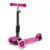 Trotineta 3 in 1 pentru copii Ricokids Buggy Roz cu scaunel reglabil,inaltime ghidon reglabila,roti cu lumini LED,platforma antiderapanta,cadru din aluminiu,manere ergonomice si cosulet pentru accesorii