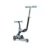 Trotineta 3in1 Qplay Sema Albastru, cu scaun, maner telescopic si ajustabil, suport pentru picioare detasabil, greutate suportata 50 kg