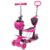 Trotineta 5 in 1 cu roti luminoase Action One Smart Kid, Roz