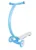 Trotineta C100 Albastru Alb, platforma si maner antialunecare, greutate suportata 65 kg, varsta 3 ani+