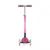 Trotineta Globber Elite Deluxe Lights Roz, roti LED, pliabila, din aluminiu, ghidon reglabil, greutate suportata 50 kg, varsta 3 ani+