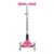 Trotineta Globber Primo roz cu 3 roti LED, pliabila, ghidon reglabil, platforma antialunecare, greutate suportata 50 kg , varsta 3 ani+