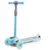 Trotineta Ricokids cu roti LED Piko albastru, ghidon reglabil, din aluminiu, greutate suportata 35 kg, varsta 3 ani+