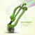 Trotineta copii 2-in-1 pliabila cu scaun reglabil si lumini 4Glow Verde 18 luni – 8 ani