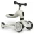 Trotineta copii cu sezut, transformabila 2 in 1, HighwayKick 1 Ash, 1-5 ani, pana la 50 kg, Scoot Ride