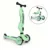 Trotineta copii cu sezut, transformabila 2 in 1, HighwayKick 1 Kiwi, 1-5 ani, pana la 50 kg, Scoot Ride