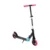 Trotineta copii si adolescenti Novokids Cool Girl Roz cu Turcoaz, maxim 100 kg, functie Super Brake, suspensie fata, diametru roata 200 mm