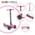 Trotineta cu 3 roti pentru fetite Byox Bolt Pink