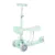 Trotineta cu scaun 3 roti unisex peste 1 an Kikka Makani 3 in 1 BonBon verde cu luminite