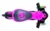 Trotineta evolutiva 4 in 1 Globber Evo Comfort Lights Roz, ghidon reglabil, roti Led, greutate admisa 50 kg