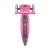 Trotineta evolutiva 4 in 1 pliabila Globber Go-Up Roz cu scaun, maner parinte, ghidon reglabil, greutate admisa 50 kg