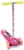 Trotineta intuitiva Minnie Mouse cu 3 roti, platforma antiderapanta, greutate admisa 20 kg