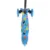Trotineta intuitiva cu inaltime reglabila intre 50-74cm,roti cu lumini LED,de la 3ani si pana la 40kg Moni Fidget Blue