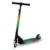 Trotineta pentru copii Kidwell Mido Black 3 in 1, pliabila, reglabila, cu 2 roti, cu iluminare LED incorporata, 5 ani+, pana la 100 kg