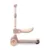 Trotineta pentru copii Lorelli Speedster Beige cu scaunel, roti din silicon cu led, ghidon reglabil, greutate admisa 50 kg