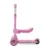 Trotineta pentru copii Lorelli Speedster Pink cu scaunel, roti din silicon cu led, ghidon reglabil, greutate admisa 50 kg