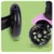 Trotineta pentru copii, Malplay, pliabila, scaunel detasabil, roti PU cu Led, punte antiderapanta si frana de picior, cu scaunel si ghidon reglabil pe inaltime, manere ergonomice, cosulet incorporat, Pink LadyBug