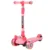 Trotineta pentru copii, Nichiduta, pliabila, cu lumini LED, ghidon reglabil pe inaltime, manere ergonomice, frana pe roata din spate, roti silentioase, Scooter Crab Pink