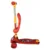 Trotineta pentru copii Novokids Mini Scooter 8010 Rosu 2 in 1, cu roti luminoase din silicon, melodii, 3 roti, pliabila, maner reglabil, greutate suportata 50 kg