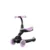 Trotineta pentru copii QPlay Sema EVO Violet 6 in 1 multifunctionala cu scaunel, maner telescopic parental, inaltime ajustabila, cadru din aluminiu, greutate admisa 50 kg