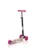 Trotineta pentru copii Rapid Pink Flowers , 4 roti LED, ghidon reglabil, pliabila, greutate suportata 50 kg, varsta 5 ani+