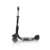 Trotineta pentru copii Smart Black Flash, 3 roti LED, scaun reglabil si detasabil, ghidon reglabil, greutate suportata 20 kg, varsta 3 ani+
